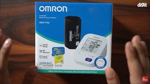 Omron HEM 7156 Digital Blood Pressure Monitor Unboxing
