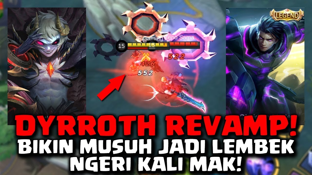 Dyrroth Vs Alucard Dyrroth Revamp Skill Lagi Pak Mobile Legends Youtube
