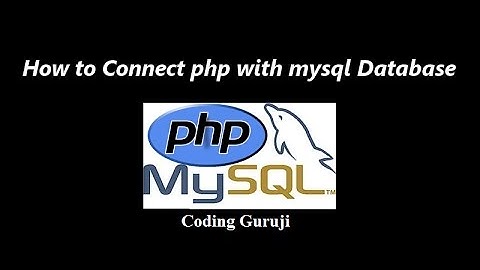 connect php with localhost/mysqli Database. php Part 1