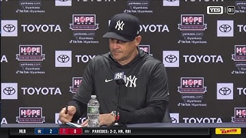 Aaron Boone on losing to Orioles late, Luke Weaver surrendering go-ahead homer