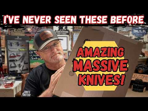I've Never Seen Massive Knives Like These Before!