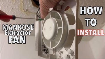 {MANROSE} Bathroom Extractor Fan Installation | How To Install A Extractor Fan