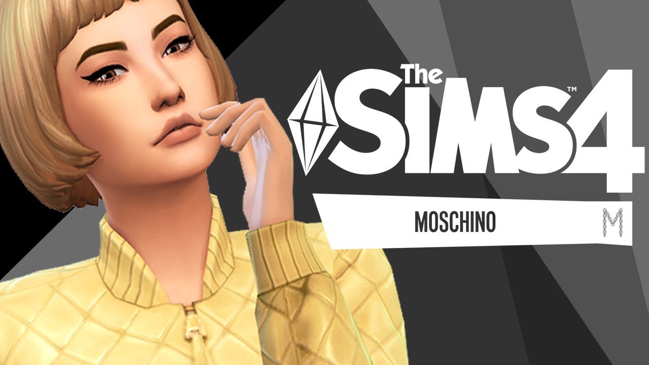 Create A Sim Items in The Sims 4 Moschino Stuff 