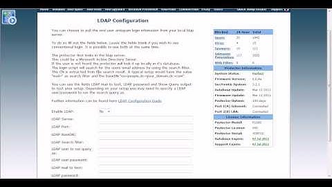 Protector UTM Anti Spam LDAP Configuration