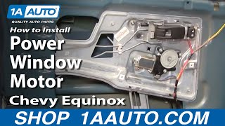 New Window Regulator Motor For Chevy Equinox 2005-2008 2009 Front Driver FL Door New Window Regulator Motor For Chevy Equinox 2005-2008 2009 Front Driver FL Door
