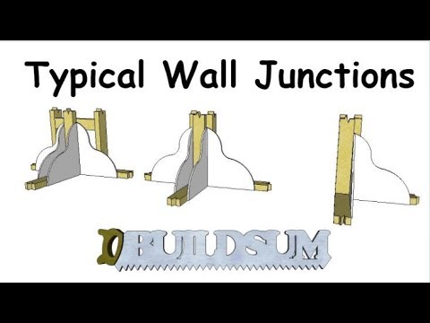 Video: Adjacent wall to wall. Wall-to-wall junction