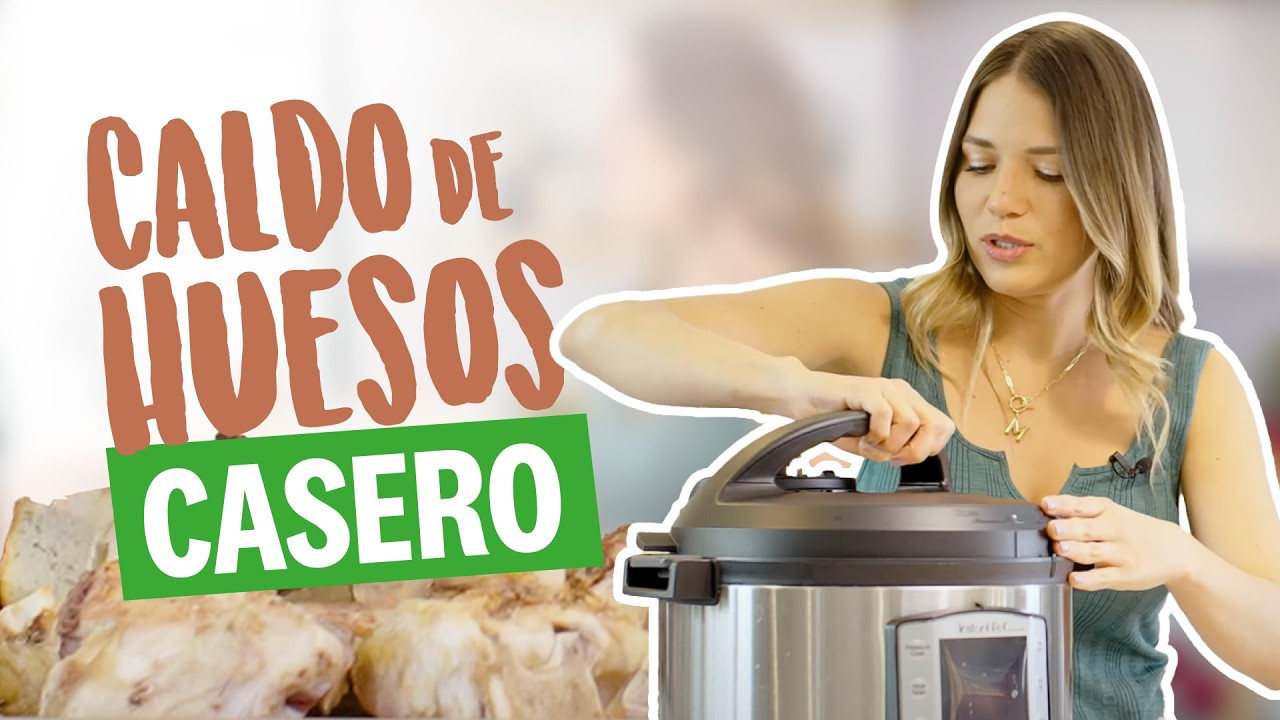 CALDO DE HUESOS EN CASA 🍲 Fácil y Nutritivo 👩🏻‍🍳💪🏻