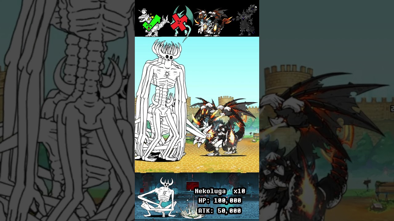 BOSS Nekoluga The Battle Cats Jefe Togelgug The Battle Cats - YouTube