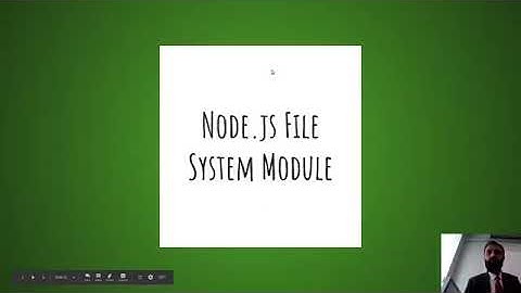 PIAIC | Node JS Class 1 Part 5/9 By Aamir Pinger | Urdu / Hindi