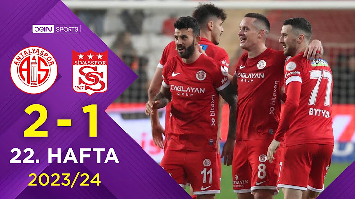 Bitexen Antalyaspor (2-1) EMS Yapı Sivasspor | 22. Hafta - Trendyol Süper Lig 2023/2024