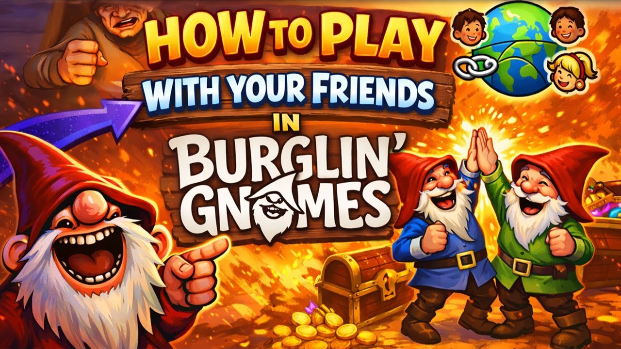 How to Play With Your Friends in Burglin' Gnomes (Step by Step)