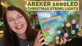 Areker 328ft 1000LED Christmas String Lights// Review