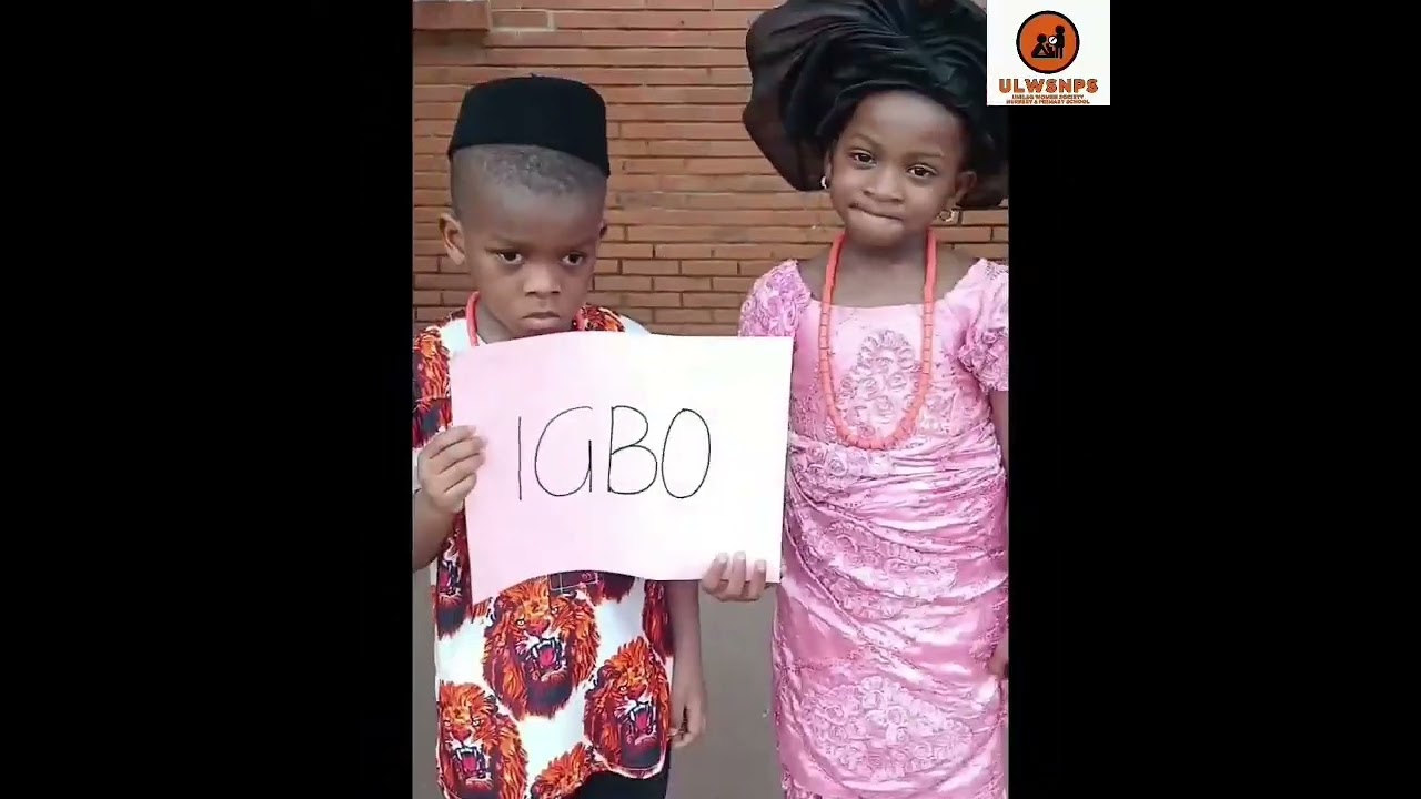 ULWS School KG pupils learnt about the different Nigerian cultures and the three main types.