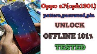 oppo a7 unlock ufi box (cph1901) unlock a3s,a5,a7,a5(2020) offline unlock done ufi box