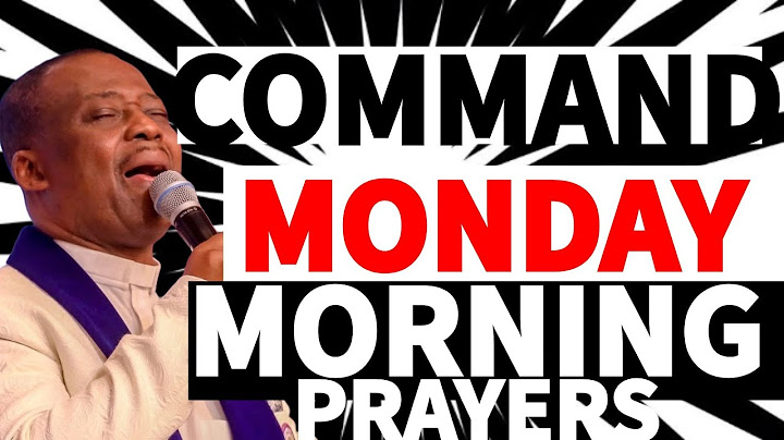 COMMAND MONDAY MORNING DELIVERANCE || DR D.K OLUKOYA PRAY FOR YOU