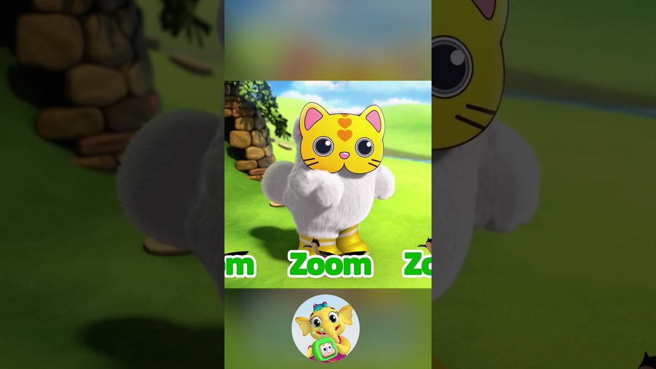 The Cutest Mask Ever! 😺🐮 #badanamu #trendingshorts #nurseryrhymes #babysongs #childrenmusic