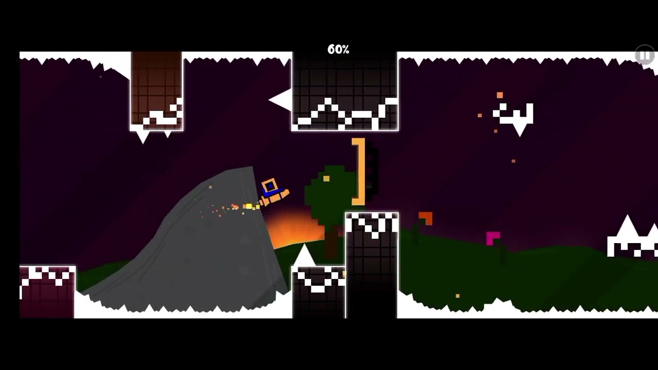 I took it and passed the level through time in Geometry Dash.