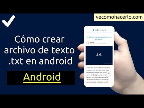 Ve cómo crear archivo de texto .txt desde android para anotar recados hqdefault