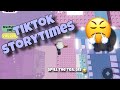 Tiktok storytimes crazy stories obby playing  peachyprincess