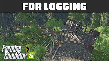 Almost Done With This Block - FDR Logging 71 - Farming Simulator 2025