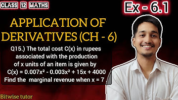 Ex 6.1 class 12 maths q15 | Ex 6.1 q15 class 12 | Question 15 exercise 6.1 Class 12