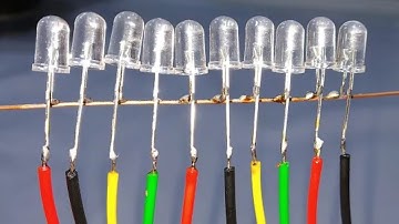 How To Make Adjustable LED Flasher Circuit Using LM3914 - Diy Project six LED