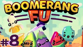 Boomerang Fu  #8  DOUBLE BANANA!! (4 Player Gameplay)