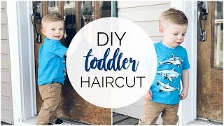 DIY TODDLER HAIRCUT FOR BOYS 2018 | Clipper cut + Comb over | Do your toddlers hair at home!