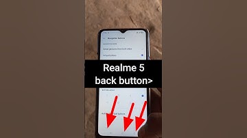 Realme 5 back button setting #navigation #backbuttonsetting