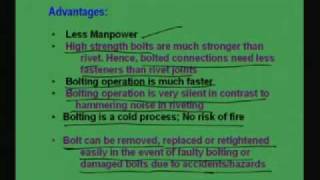 Mod-2 Lec-6 Bolted Connection