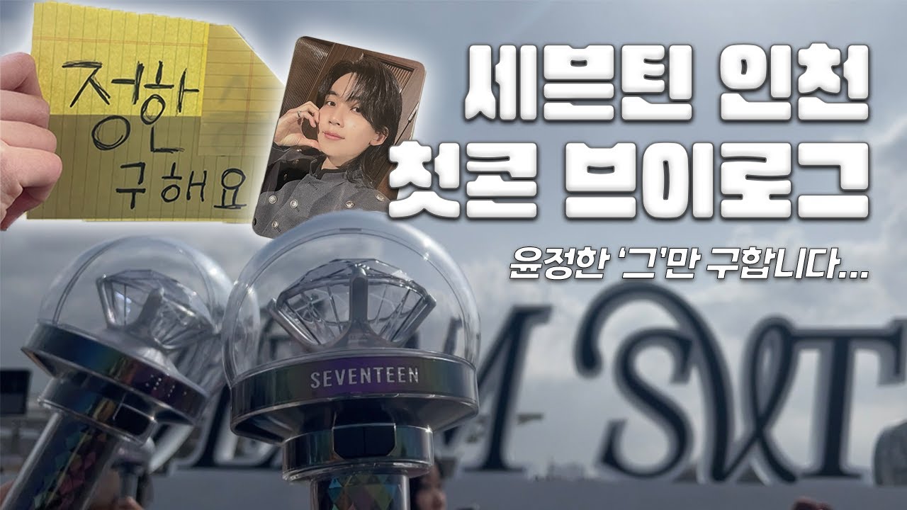 [캐럿로그] 16만원어치 혼코노 즐기고 왔습니다 I 세븐틴 FOLLOW AGAIN 인천 콘서트 I 세븐틴 첫콘 후기 I 아시아드 플로어 11구역 시야 I 덕질 브이로그 I 윤프