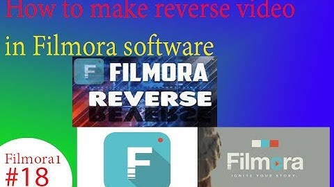 [Hindi]How to make reverse video in filmora || play reverse video in filmora [2]