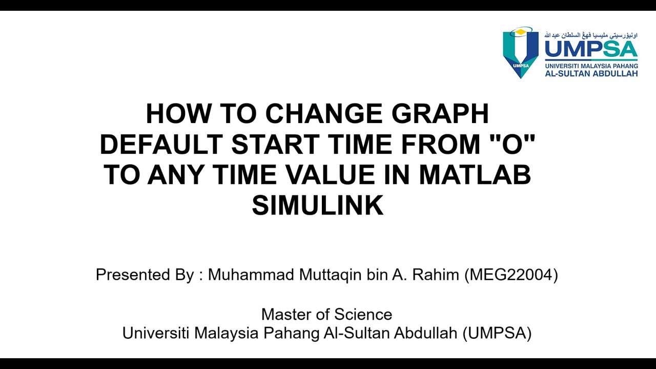 How to Change Graph Default Start Time from 0 to any Time Value in ...