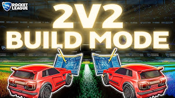 We played Rocket League Build Mode with 4 PLAYERS... it was insane