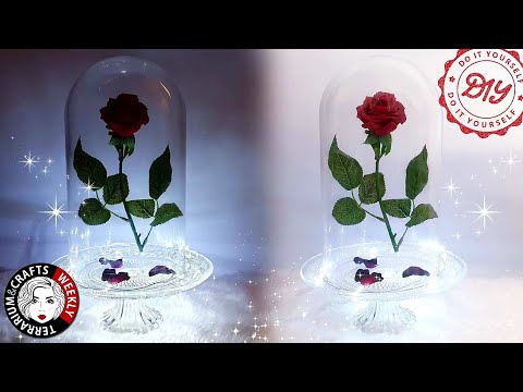 beauty-and-the-beast-enchanted-rose-diy,-disney-diy-crafts-&-room-decor,-valentines-centerpieces-diy