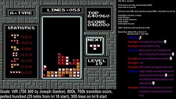 TETRIS NES PAL lvl19, 163 lines, (former WR)