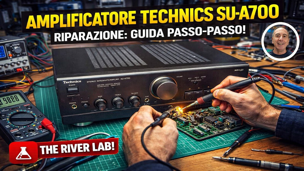 177 TECHNICS SU-A700 STEP-BY-STEP REPAIR #maintenance #audio