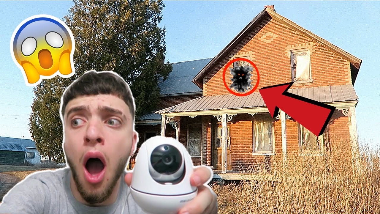 I PUT A HIDDEN CAMERA IN THIS HAUNTED ABANDONED HOUSE AND YOU WONT BELIVE WHAT I SAW