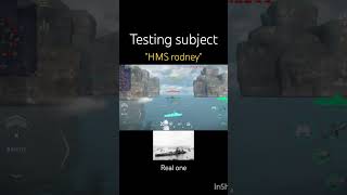 testing subject HMS Rodney #modernwarships #anshumanMW#gaming