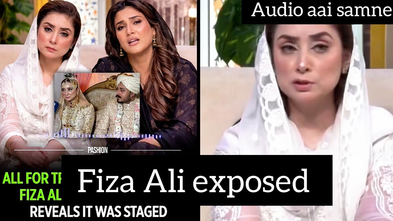 Dr nabiha fake divorce drama ? || Fiza ali ki audio me sach #fizaaliofficial 