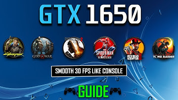 GTX 1650 - Get Smooth 30fps Just Like Console on PC