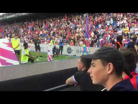 Crystal Palace 3 - 1 Aston Villa players coming on for the first half. ( RIP Dad 🙏 )