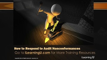 Responding to ISO Audit Non-conformances Part 1 of 3
