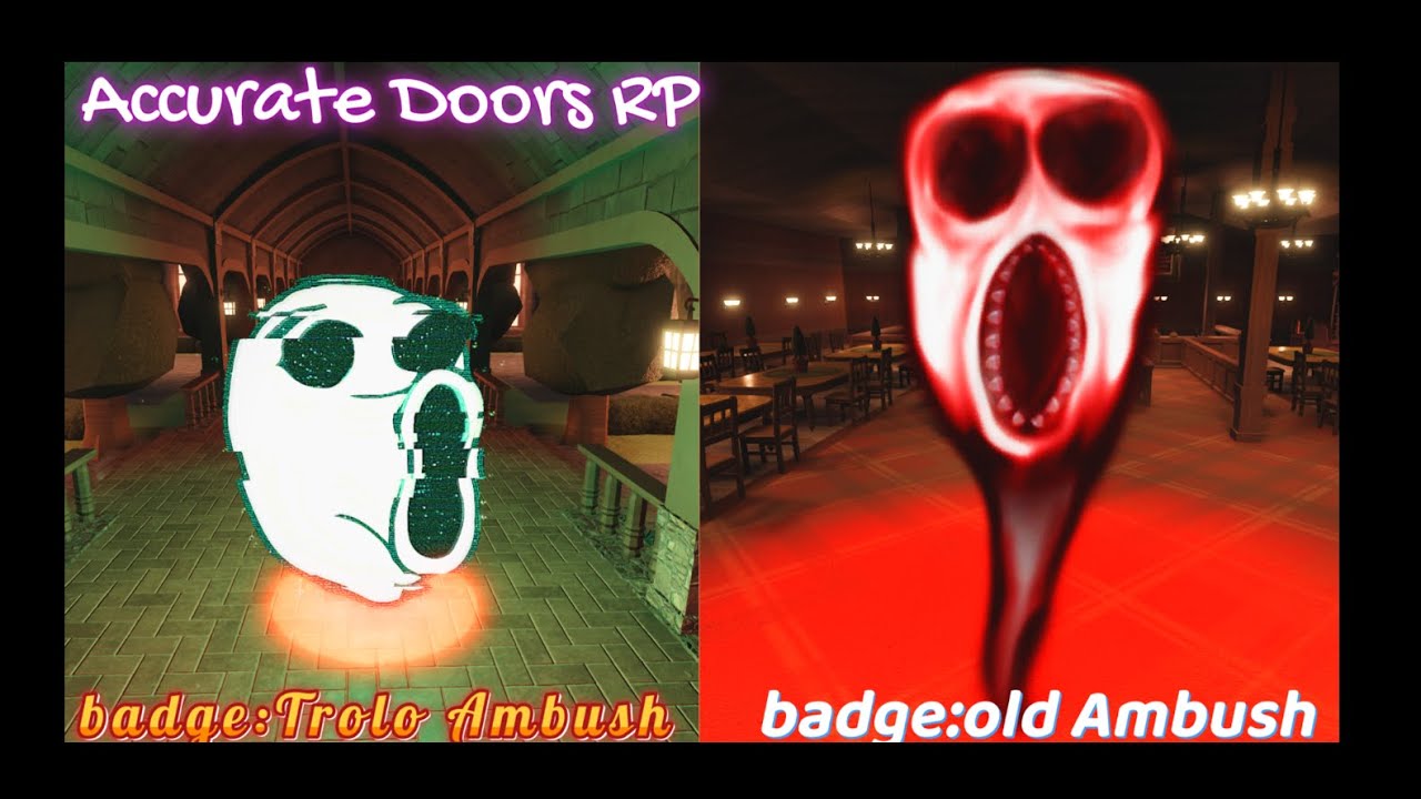 Roblox"Accurate Doors RP" BADGESOLD AMBUSH & TROLO AMBUSH (how to get