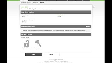 Add a user from the Liberty Live Browser