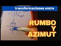 Transformaciones entre Rumbo y Azimut 2020 (my fácil)