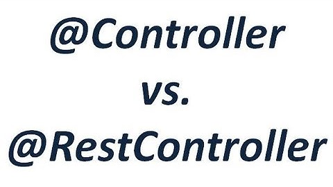 @Controller vs @RestController in Spring MVC framework