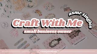 Craft With Me | ASMR ✿ creating my new collection in silence 🌷 (no talking + no background music)