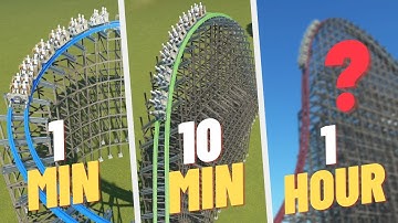 Is a 1 minute RMC as Good as an Hour RMC??? | Planet Coaster Challenge