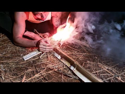 47시간 동안 맨손으로 불 피우기 (<strong>Make</strong> a <strong>fire</strong> with bare hands for 47 hours)